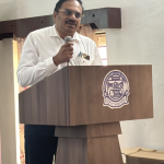 CPR Awareness programme for PRIST staff. Address by  Dr.R.V.Sivakumar on 15.02.2025