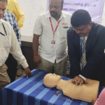 CPR Awareness programme for PRIST staff. Address by  Dr.R.V.Sivakumar on 15.02.2025